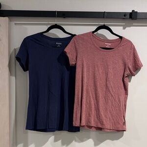 Columbia Blue and Rose Casual Tees